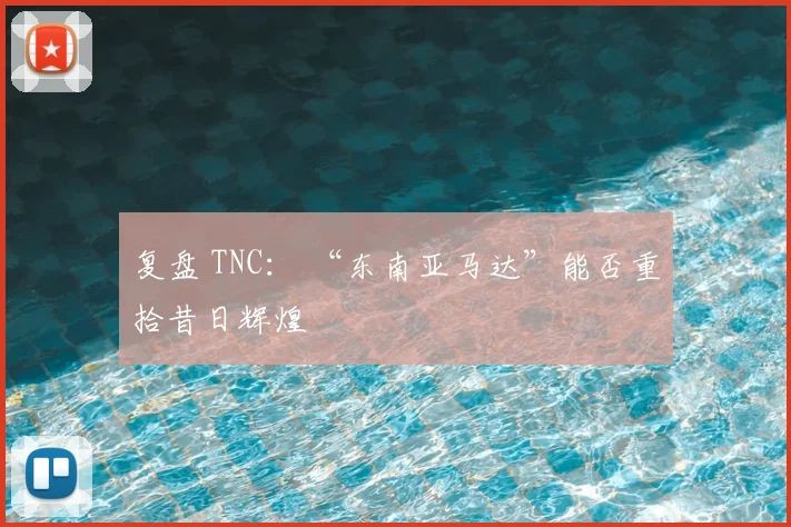 复盘 TNC： “东南亚马达”能否重拾昔日辉煌