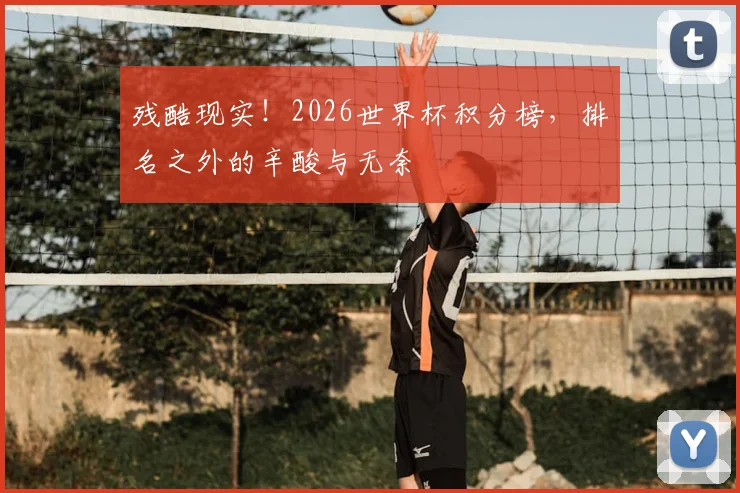残酷现实！2026世界杯积分榜，排名之外的辛酸与无奈